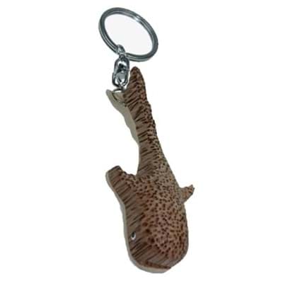 Bild von Walhai Fisch Schlüsselanhänger Taschenanhänger aus Holz 