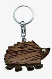 Bild von Igel Schlüsselanhänger Taschenanhänger aus Holz 