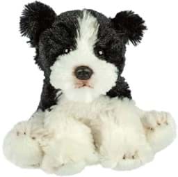 Bild von Border Collie Kuscheltier Hund schwarz weiß Plüschtier Schnuffelhund CHEWY