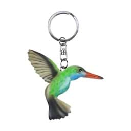 Bild von Kolibri Schlüsselanhänger Vogel Taschenanhänger aus Holz 