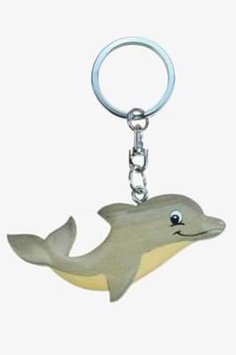 Bild von Delfin Anhänger Schlüsselanhänger Taschenanhänger aus Holz