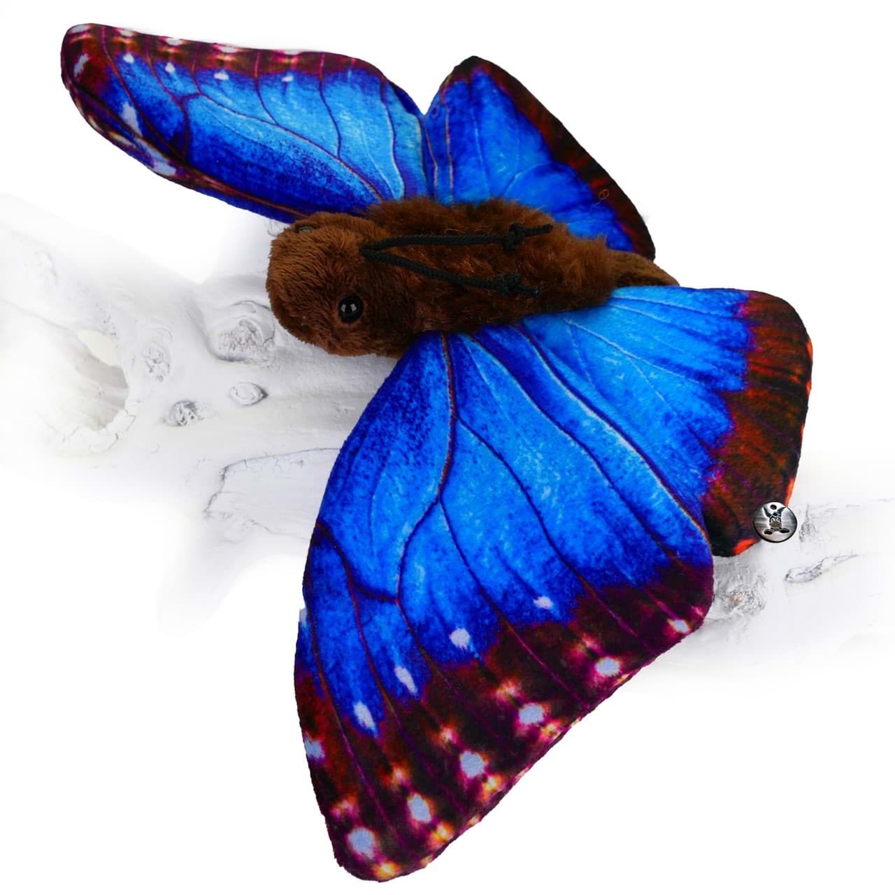 Bild von Schmetterling Kuscheltier Falter Blauer Morphofalter Insekt Plüschtier MORRIS