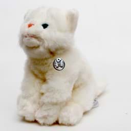 Bild von Katze Kuscheltier weiß 17 cm Kitten Plüschtier Kätzchen * MINKA