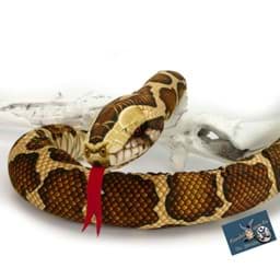 Bild von Tigerpython Kuscheltier Schlange Python 150 cm Plüschschlange Plüschtier ZÜNGLI 